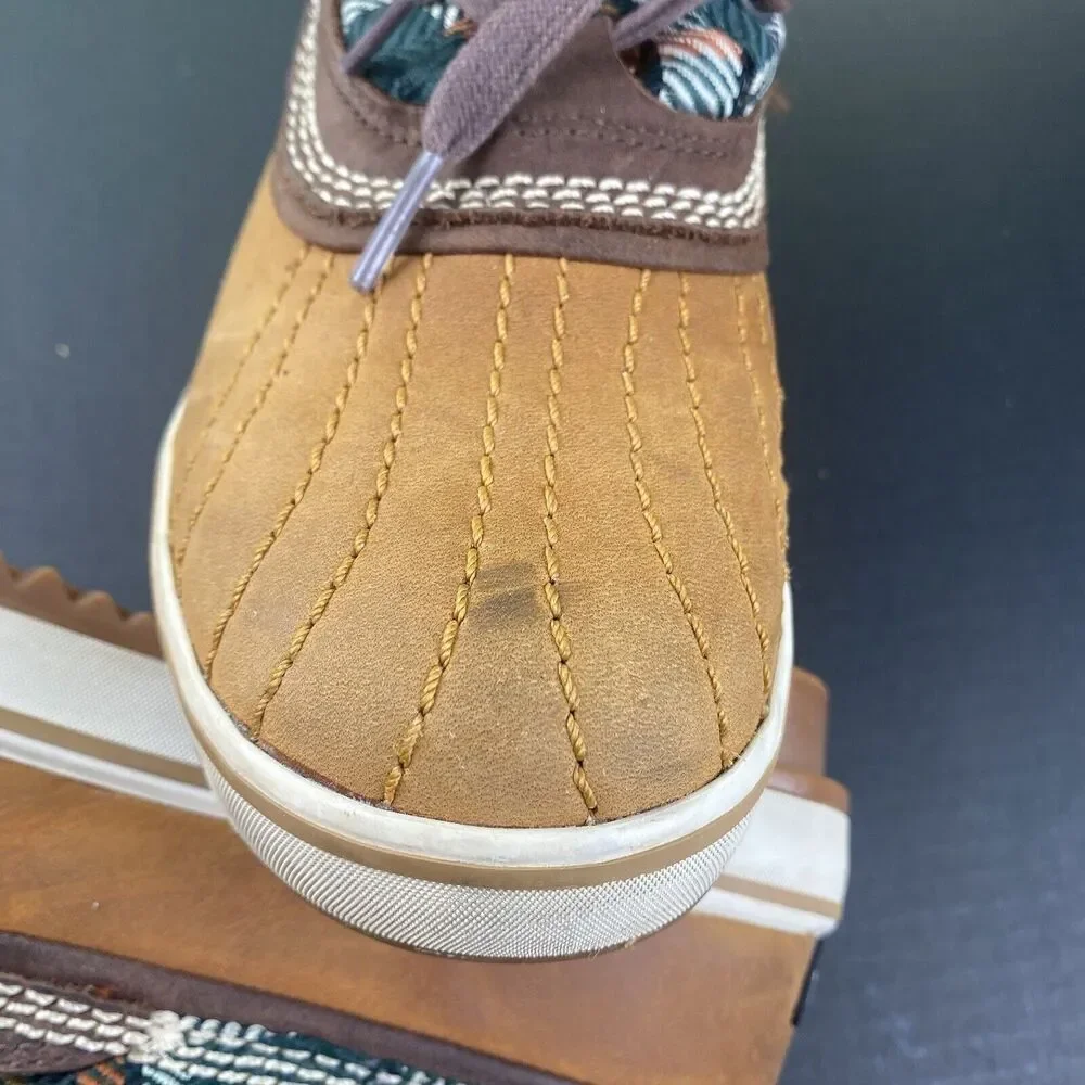 Womens Sorel Plaid Duck Boots Sz‎ 6.5 US/ 5 UK/ 38NL 1799-208 Waterproof Shoes